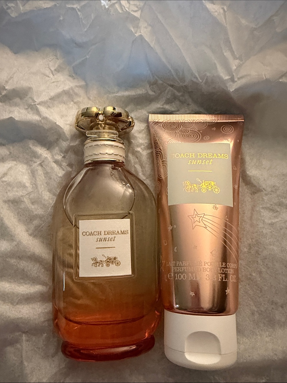 Coach Dreams Sunset Fragrance & Body Lotion Set - Pink/Peach